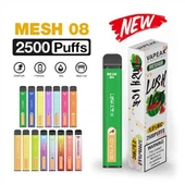 OEM võrgusilma 2500 puff ühekordselt kasutatav VAPE