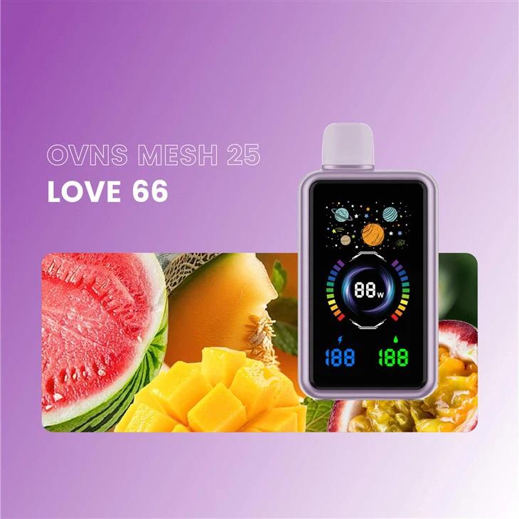 Love 66 Disposable 30K Puffs E-Cig Vape Airflow Wattage Adjustable Love 66 Disposable 30K Puffs E-Cig Vape Airflow Wattage Adjustable